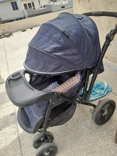 pram walker & baby cradle