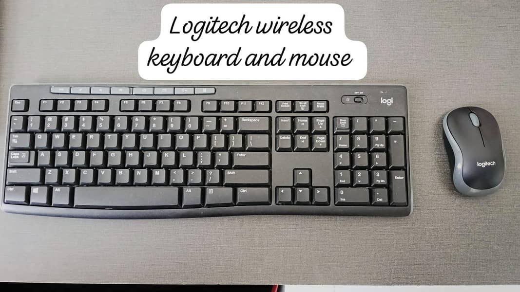 Logitech wireless keyboard & mouse 0