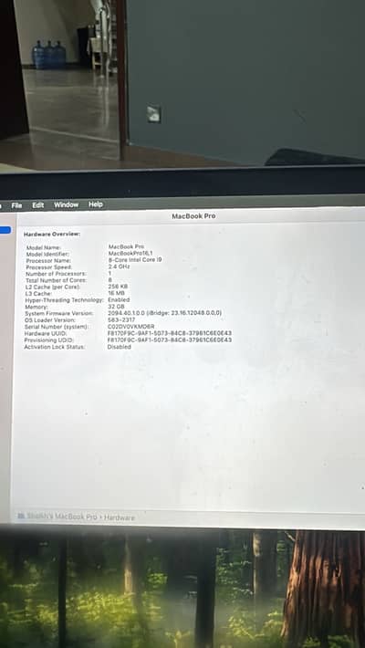 Mac book pro 2019