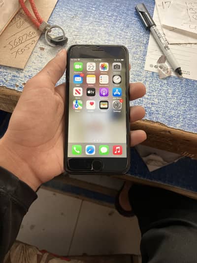 iPhone 8 64gb all okay back is little cracked from up.