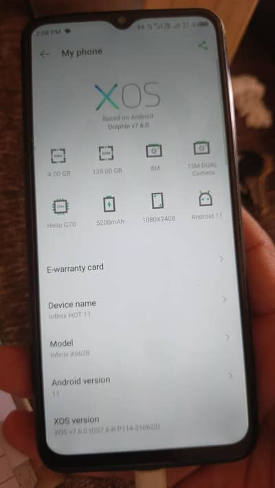 infinx Hot 11 urgent for sale PTA approved
