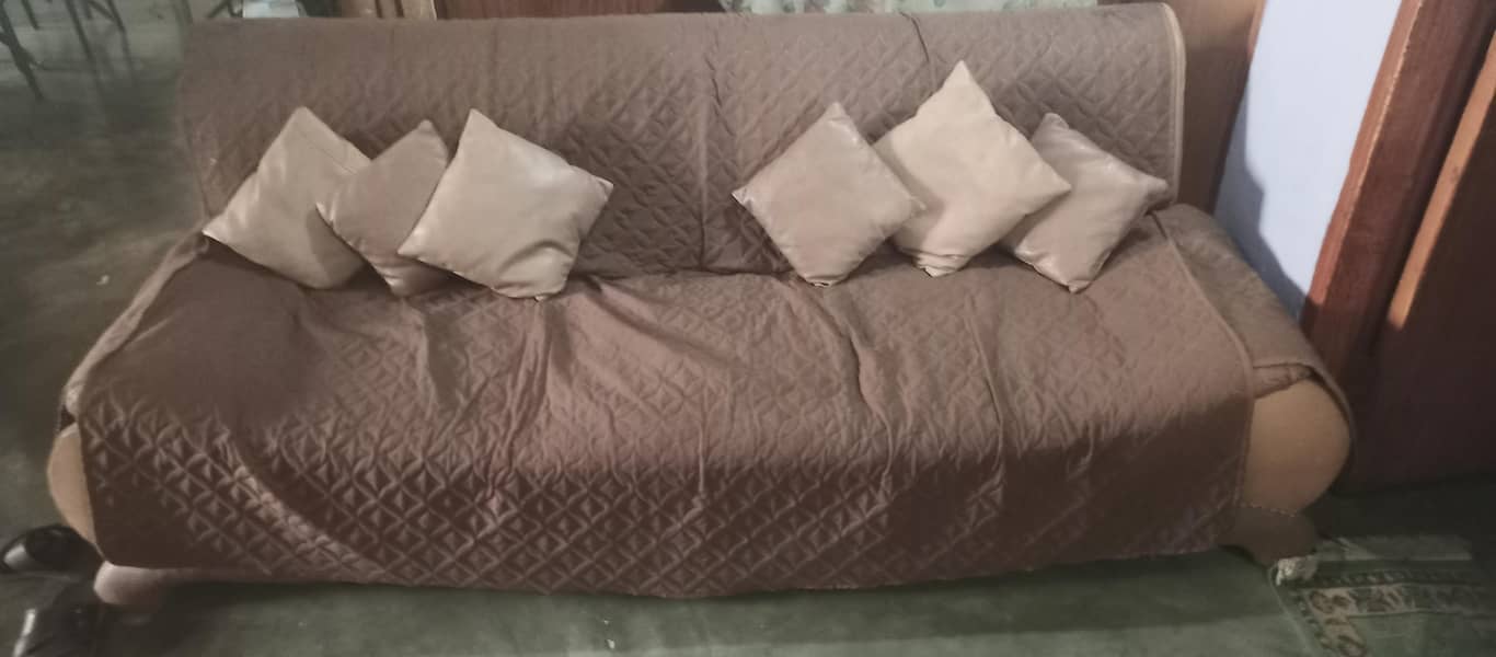 7 seater sofa beige color 2