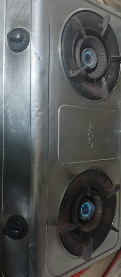 NasGas ka heavy gaj steel less steel stove