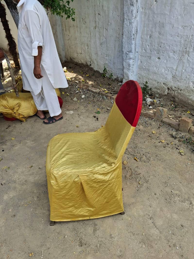 مضبوط 18 گیج اسٹیل آئرن چیئرز برائے فروخت 2