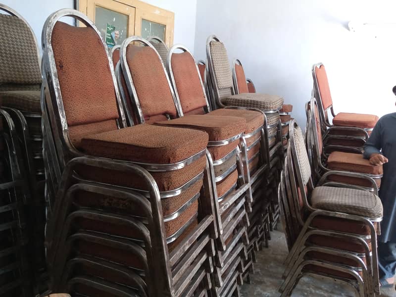 مضبوط 18 گیج اسٹیل آئرن چیئرز برائے فروخت 3