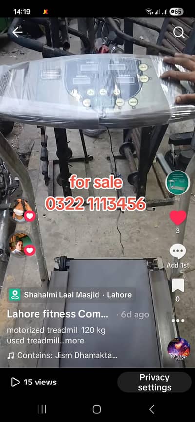 motorized treadmill 120kg weight capacity