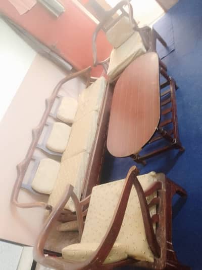 Sofa set  table and almarih 2 door