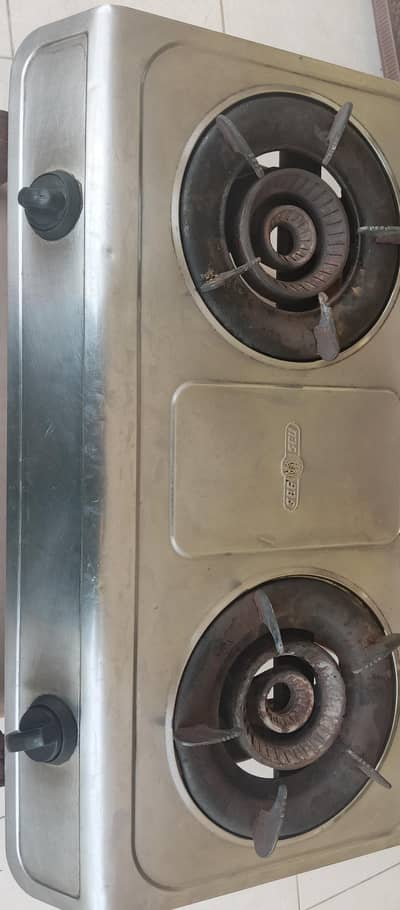 NasGas ka heavy gaj steel less steel stove
