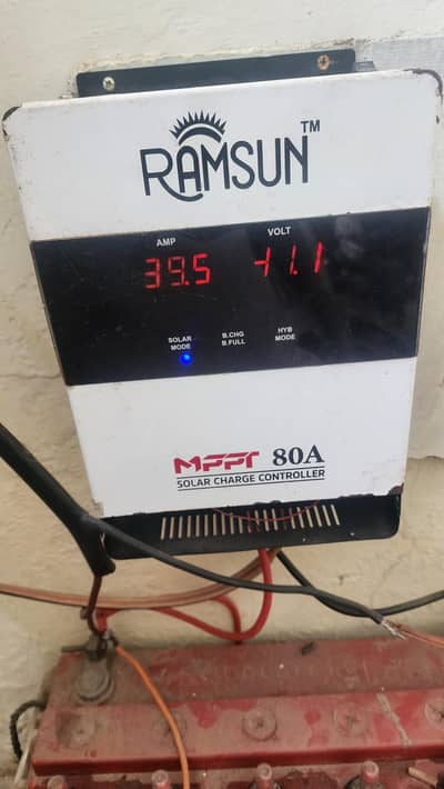 Ramsun  80 ampare MPPT 858 wali 3 se 4 platain sport krta ha
