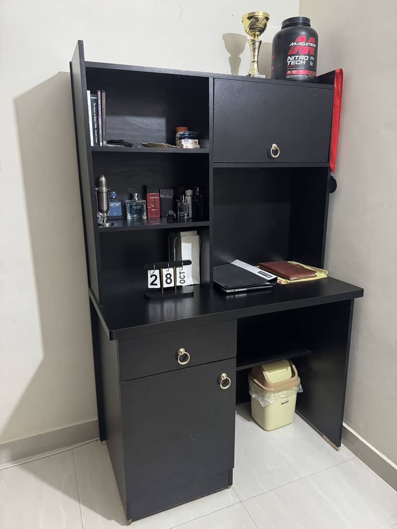 Study Table | writing table | shelfs | divider 1