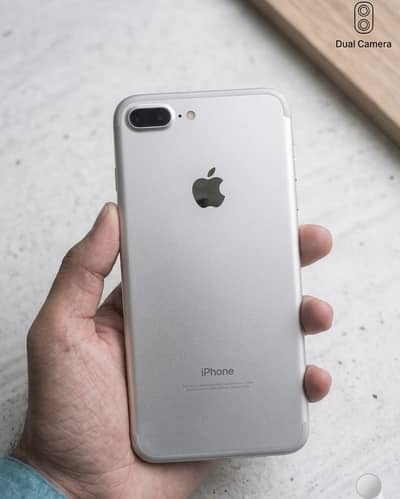 iPhone 7 plus silver PTA Approved 128gb 10/9
