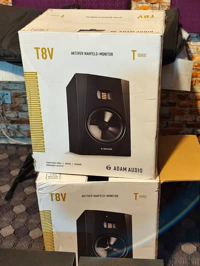 Adam audio T8V | 100% working | condition 10/10 | Branded speakers