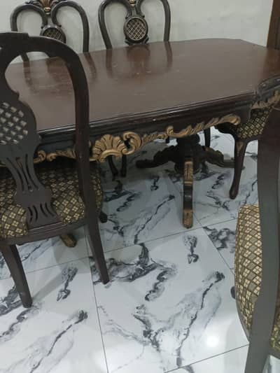 chinoti dinning table with 6chairs