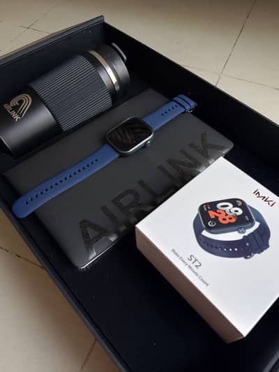 IMKI Smartwatch, Flask & Diary Gift Set