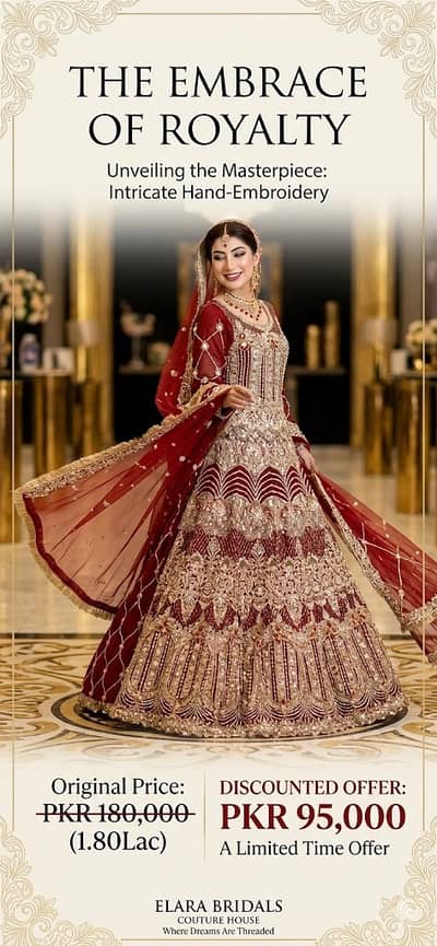 Bridal Dress | Barat Dress | Designer Lehanga | Boutique Dress
