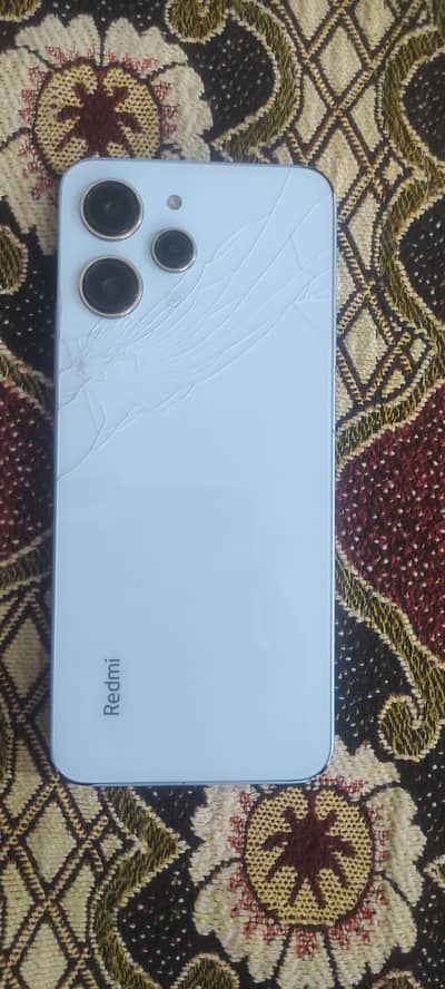Redmi 12 8/128 front glass break and back break read description