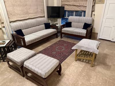 7 seater Solid Wood Sofa Set
