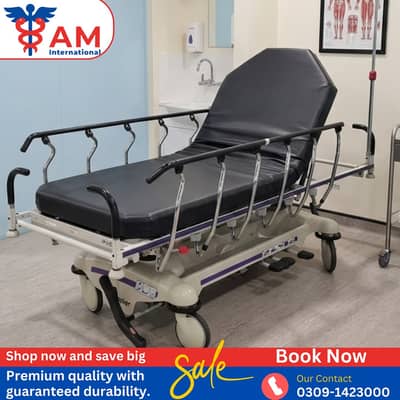 STRETCHER TROLLEY / EMERGENCY STRETCHER TROLLEY FOR SALE USA IMPORTED
