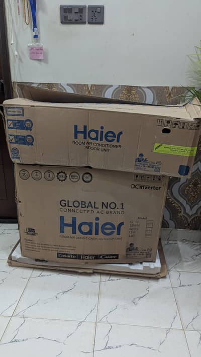 Haier 1.5 Ton Brand New Condition only 1 week Use