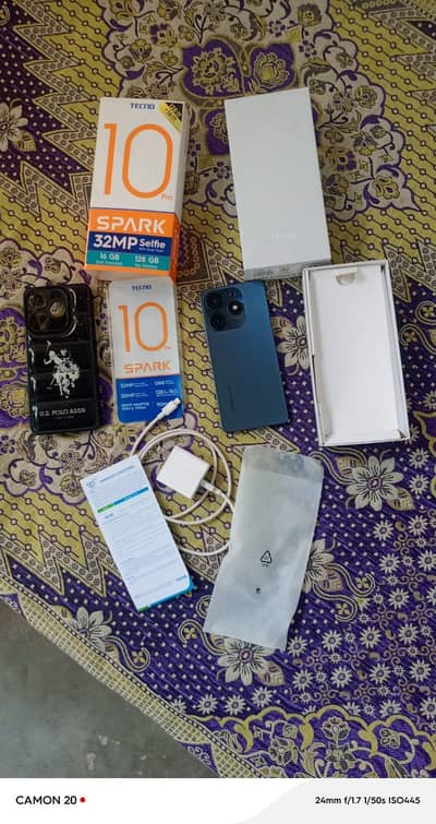 Tecno spark 10 pro 8+8GB 128GB with Box charger 03286498423 no open