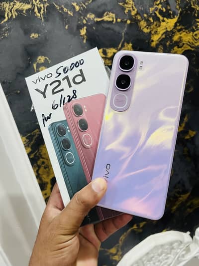 Vivo y21d 6+6 /128 new set ha 8mnth wrnty ha