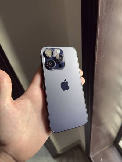 Iphone 14 pro deep purple 1TB factory unlocked (with sim time)