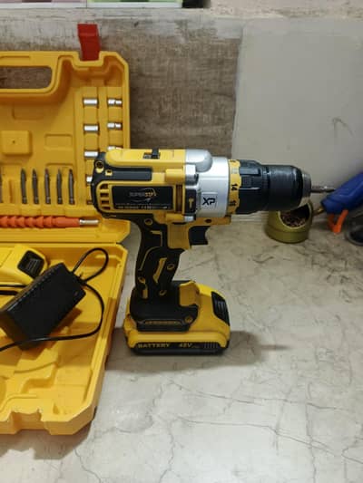 Cordless Screw driver and drill machine complete set