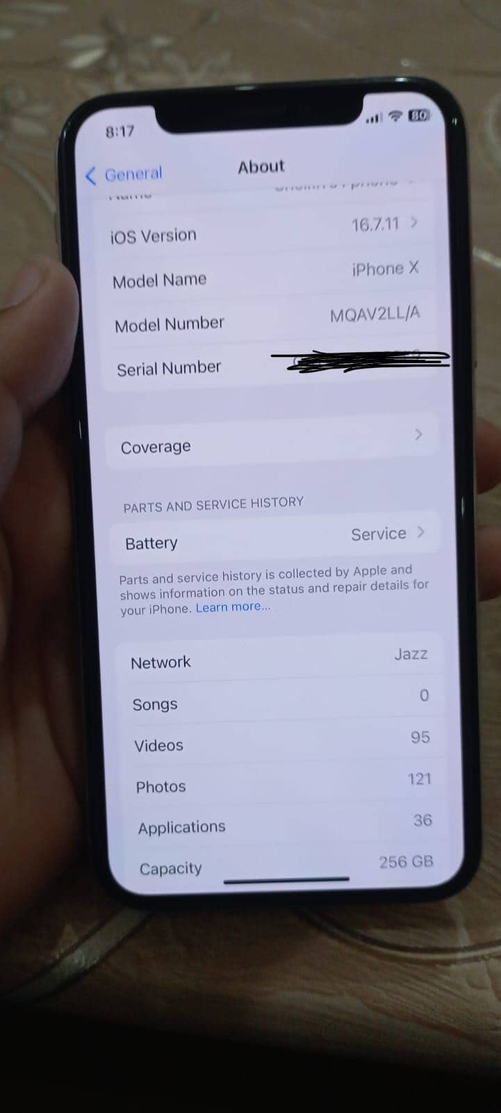 iPhone X 8