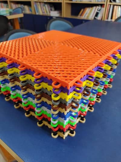 Gym matts Coil Matt Coin matt Rubber tile Plastic