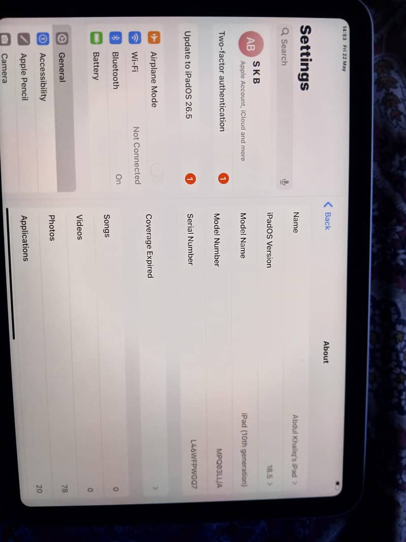 iPad 10th generation | 10/10 condition 1