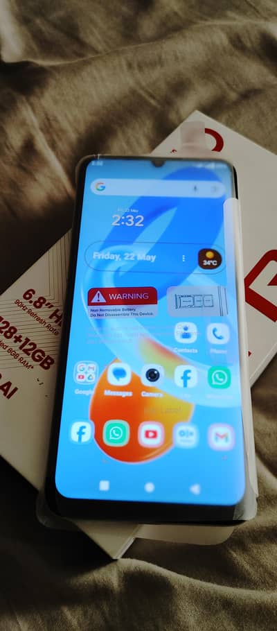 Qmobile ultra smart hd with complete box ""PRICE FIXED""
