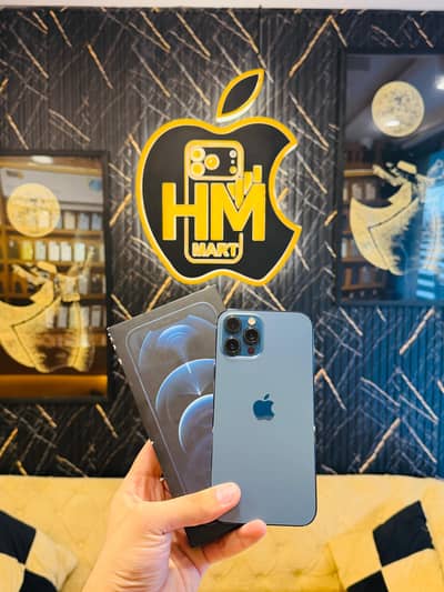 iphone 12 Pro Max with Box 256GB PTA Approved 89 Health Waterpack