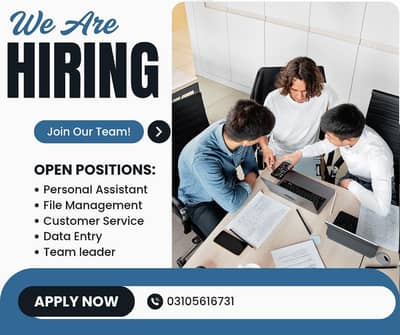 Female Required Front Desk Receptionist SEO Specialist//IT Assistant