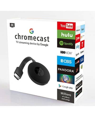Google Chromecast Ultra 4K Wireless HDMI Media Streamer & TV Dongle