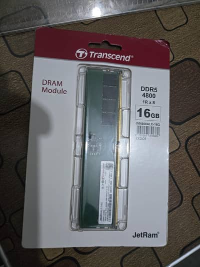 transcend 16gb ddr5 ram only 2month used