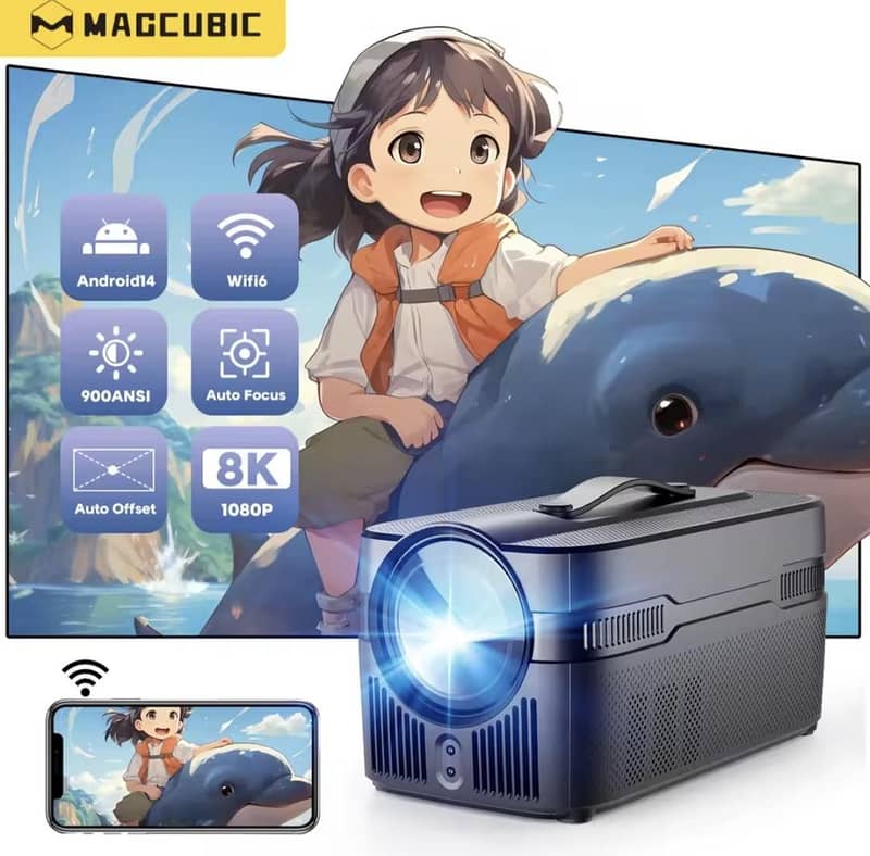 Multimedia Projector | Android 4K Projector | HD projector available 8