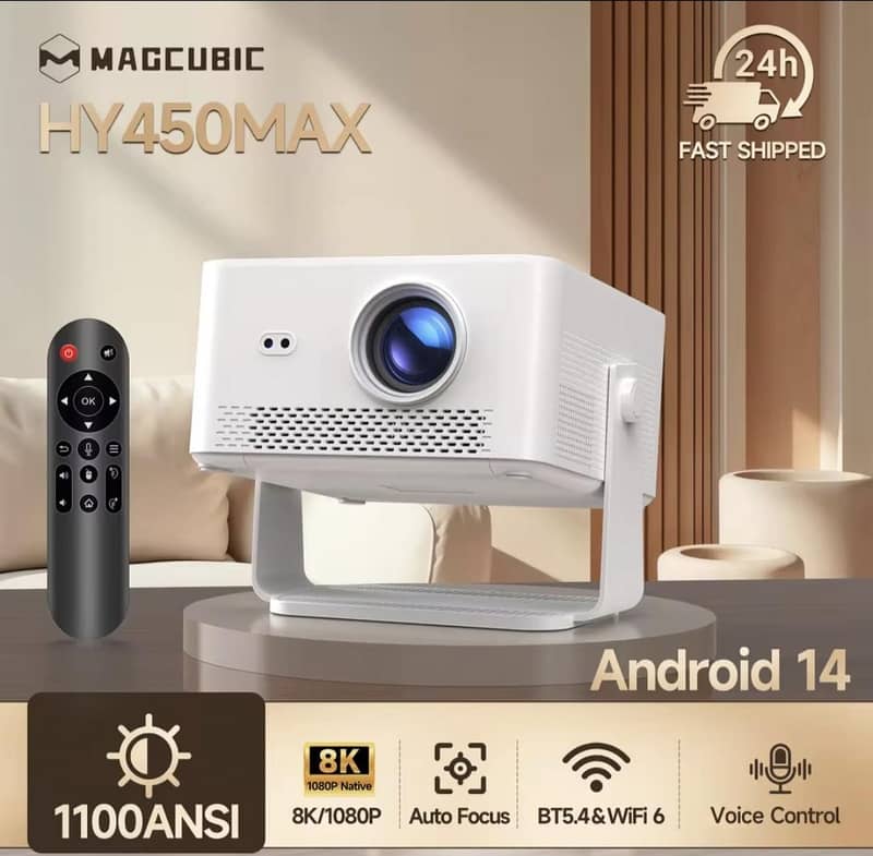 Multimedia Projector | Android 4K Projector | HD projector available 12