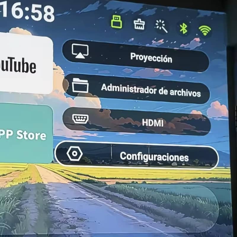 Multimedia Projector | Android 4K Projector | HD projector available 15
