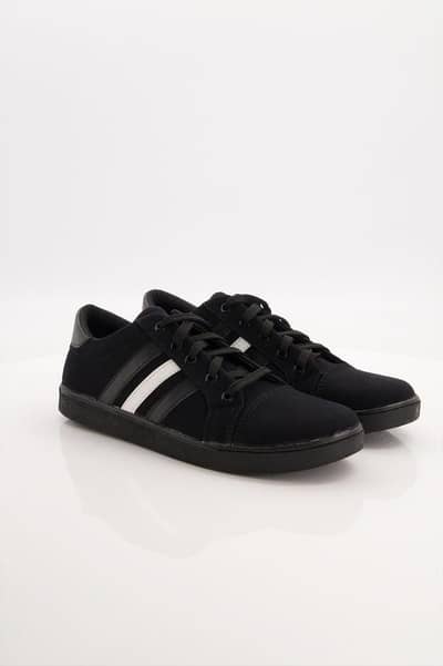 Black Camel Strips  Low Cut Sneakers Pakistan