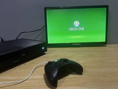 1tb xbox one with original controller, games and tv
