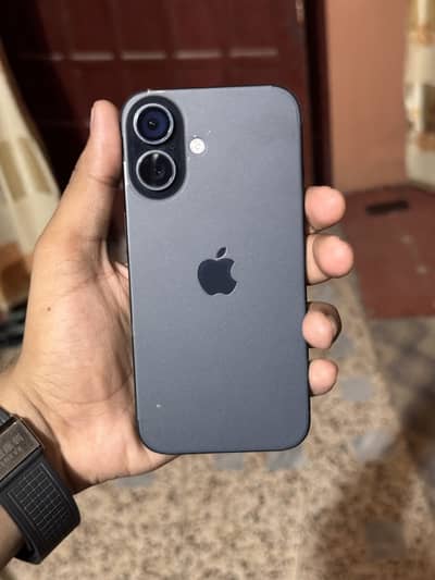 iPhone 16 HK Variant (Factory Unlock) – 128GB – Black Color