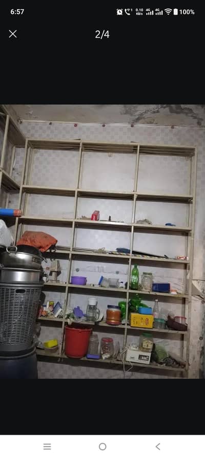3 Shop rack. 1 Door Glass Frame