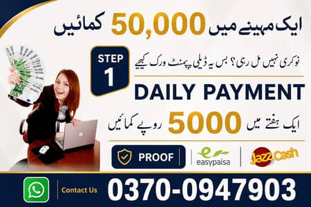 online remote job/part time/student/teachers/ online job / Typing job