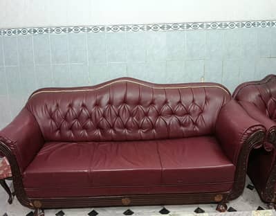 elegant solid wooden sofa set