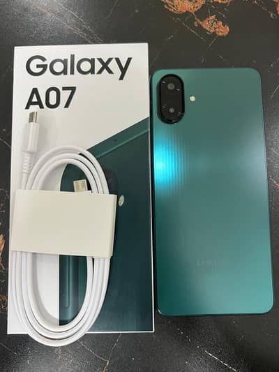 Galaxy A07 like new under warrenty