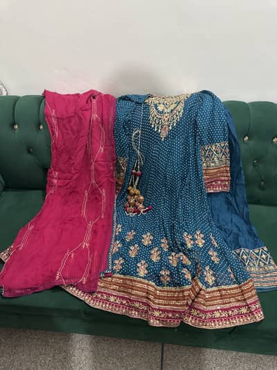 Frock with sharara
