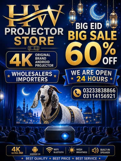 HD PROJECTOR,ANDROID 4K PROJECTOR, LED PROJECTOR MULTIMEDIA  PROJECTOR