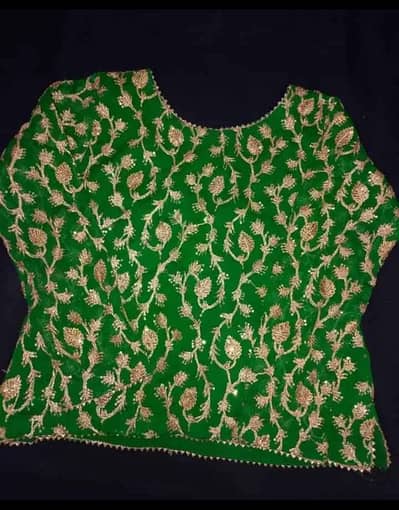 short shirt lehanga