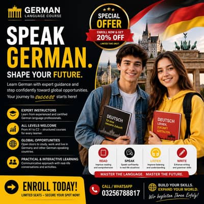 Master German Language Skills & Unlock Global Career Opportunities wit