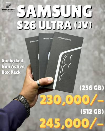 Samsung s26 ultra Jv | 256gb 512gb non active